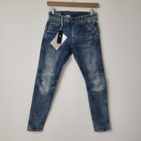 G-Star RAW 5620 3D Skinny Denim Jeans Size 28x30 Blue